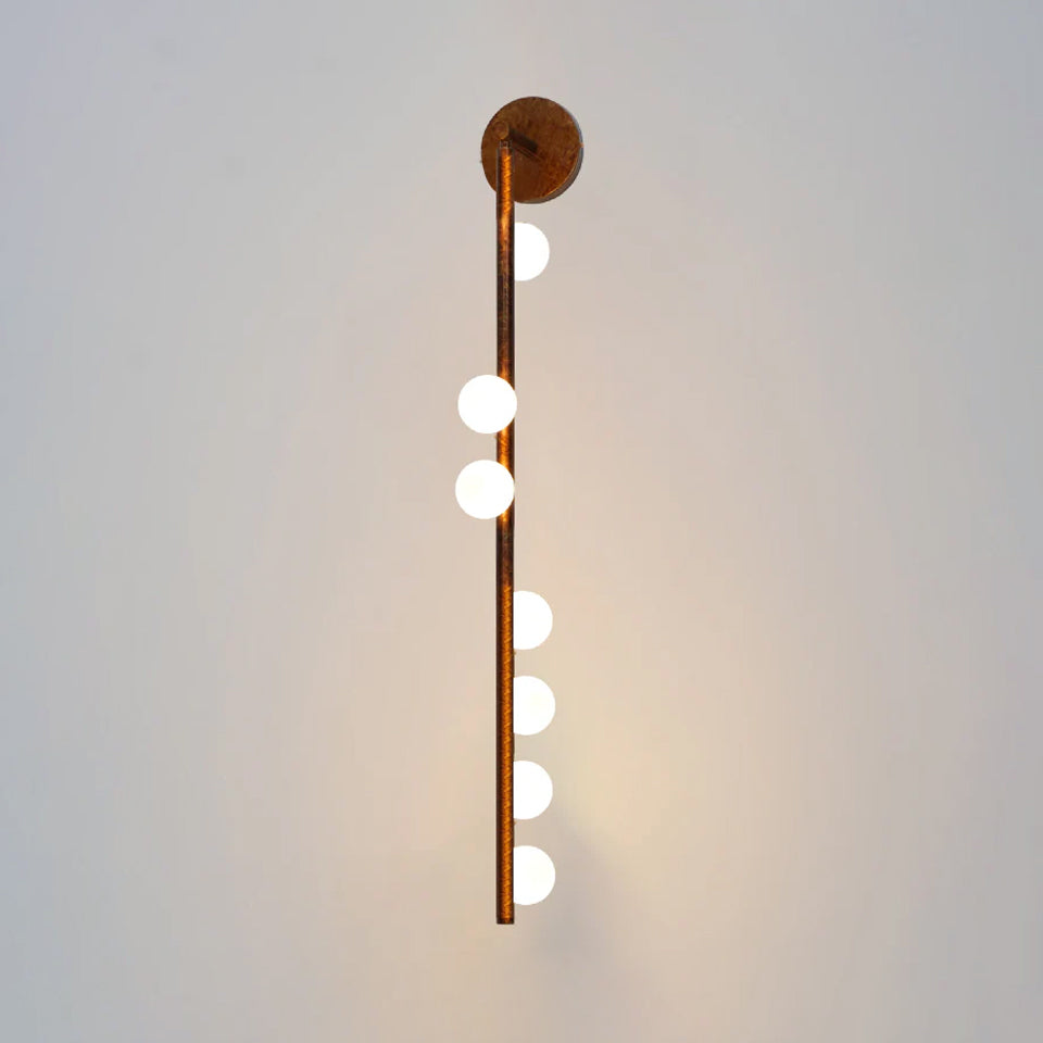 Brass Glass Tube LED Wall Light For Cozy Ambiance 15
