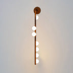 Brass Glass Tube LED Wall Light For Cozy Ambiance 15