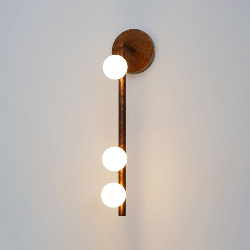 Brass Glass Tube LED Wall Light For Cozy Ambiance 17