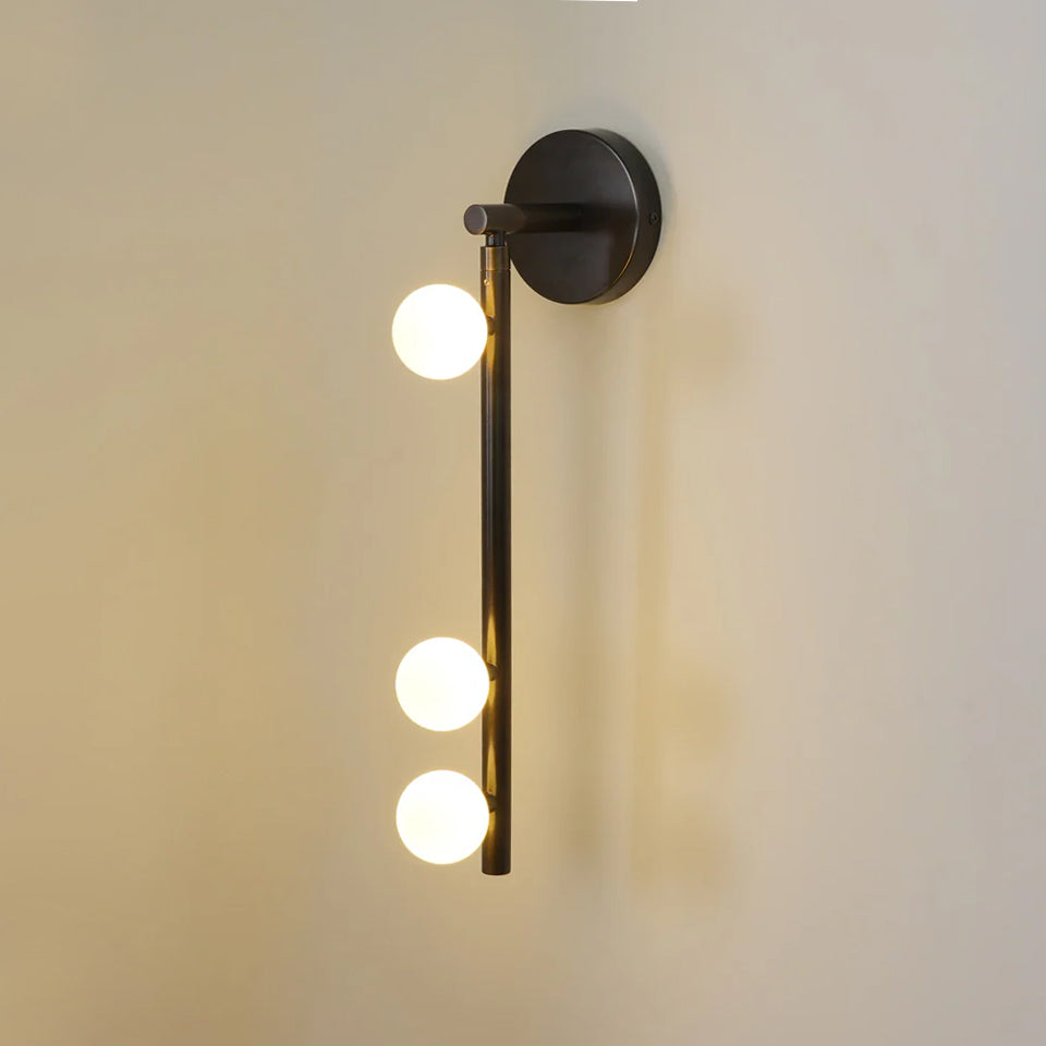 Brass Glass Tube LED Wall Light For Cozy Ambiance 19