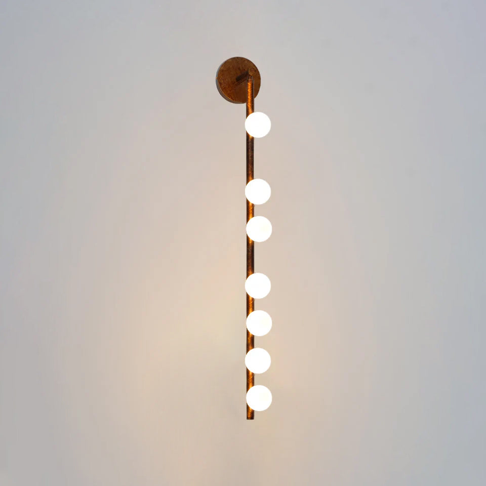 Brass Glass Tube LED Wall Light For Cozy Ambiance 21