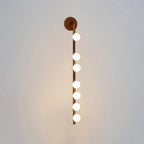 Brass Glass Tube LED Wall Light For Cozy Ambiance 21