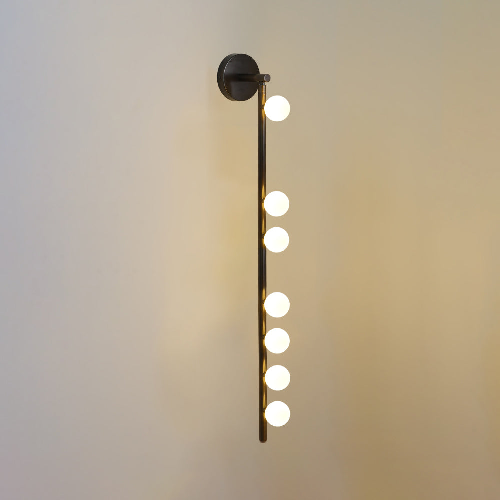 Brass Glass Tube LED Wall Light For Cozy Ambiance 23