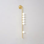 Brass Glass Tube LED Wall Light For Cozy Ambiance 24