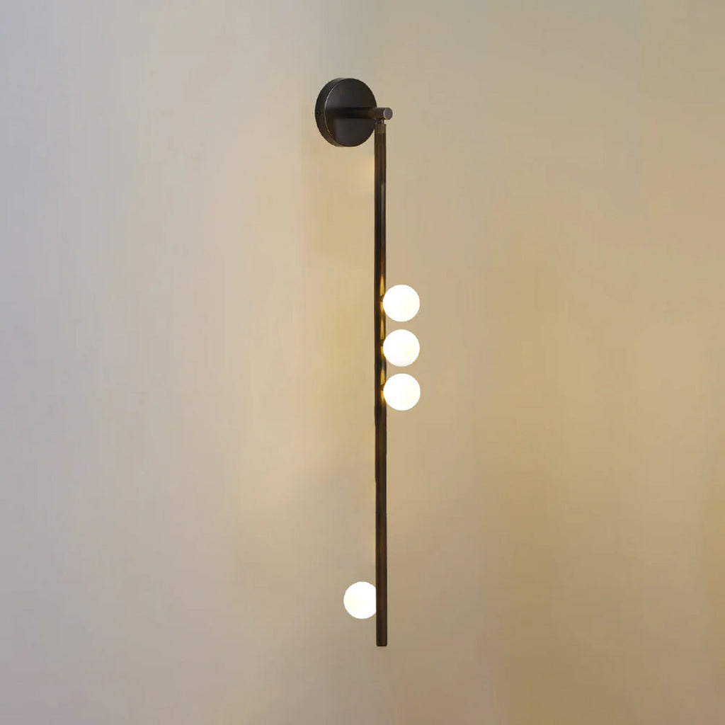 Brass Glass Tube LED Wall Light For Cozy Ambiance 25