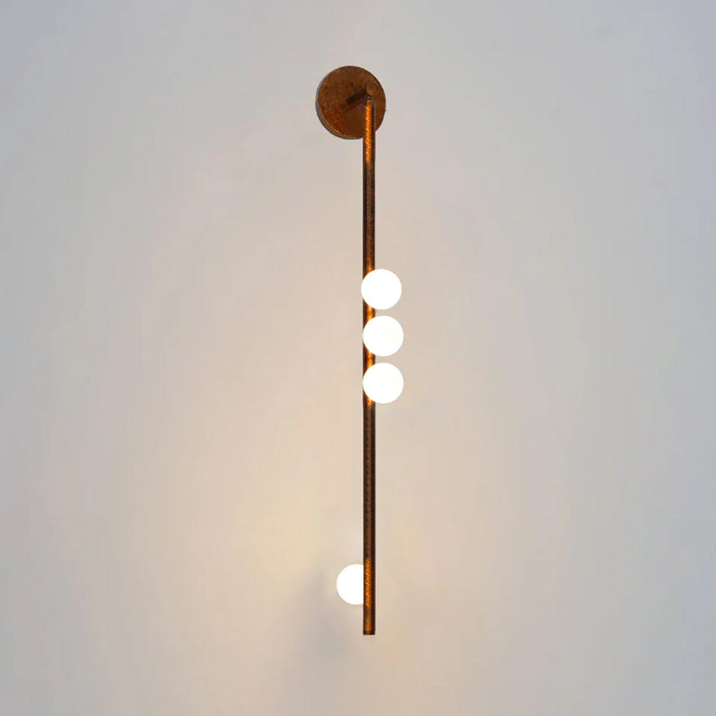 Brass Glass Tube LED Wall Light For Cozy Ambiance 26