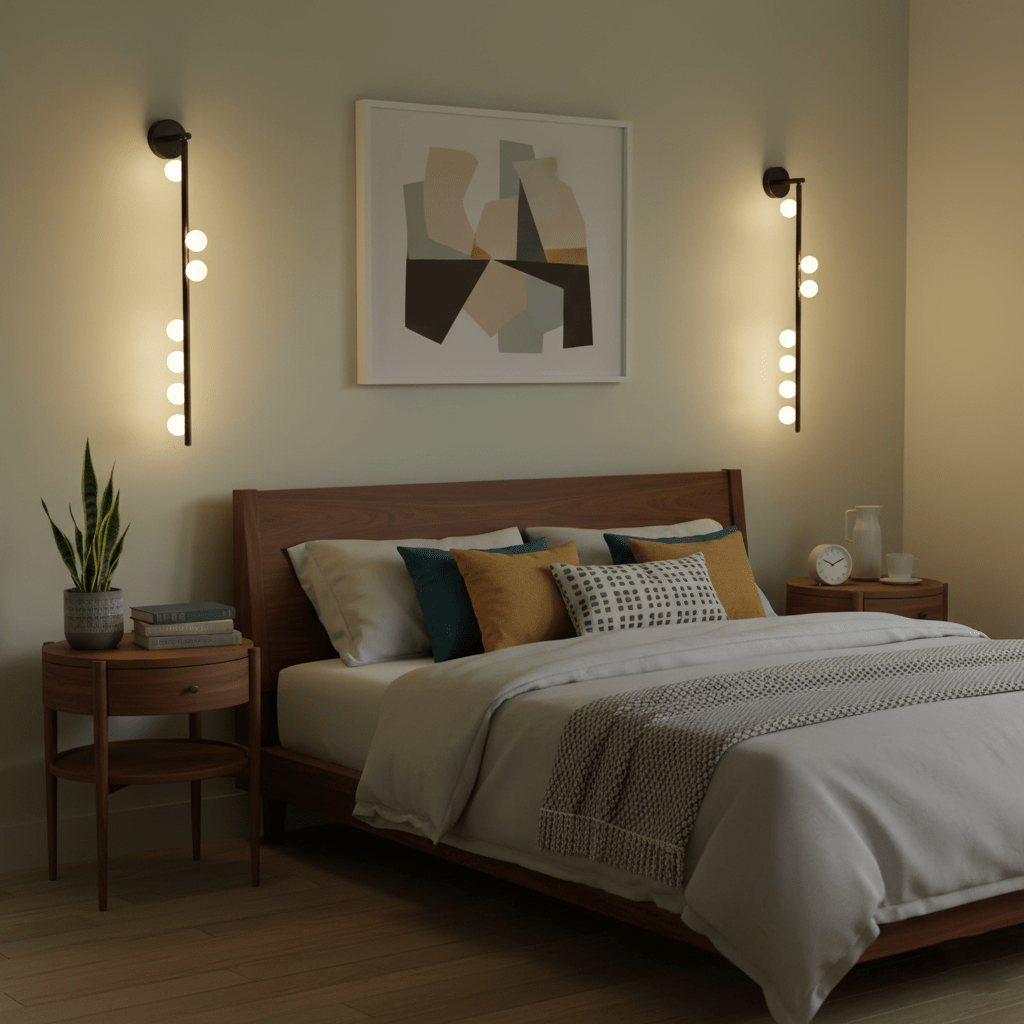Brass Glass Tube LED Wall Light For Cozy Ambiance 4