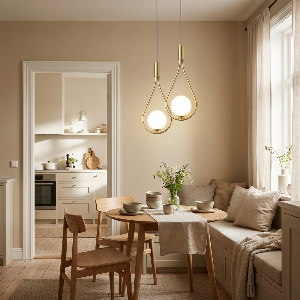 Brass Metal Glass Pendant Light Bell Shade White Glass Vintage Kitchen Dining Room Home Decor - Stack & Clear 2