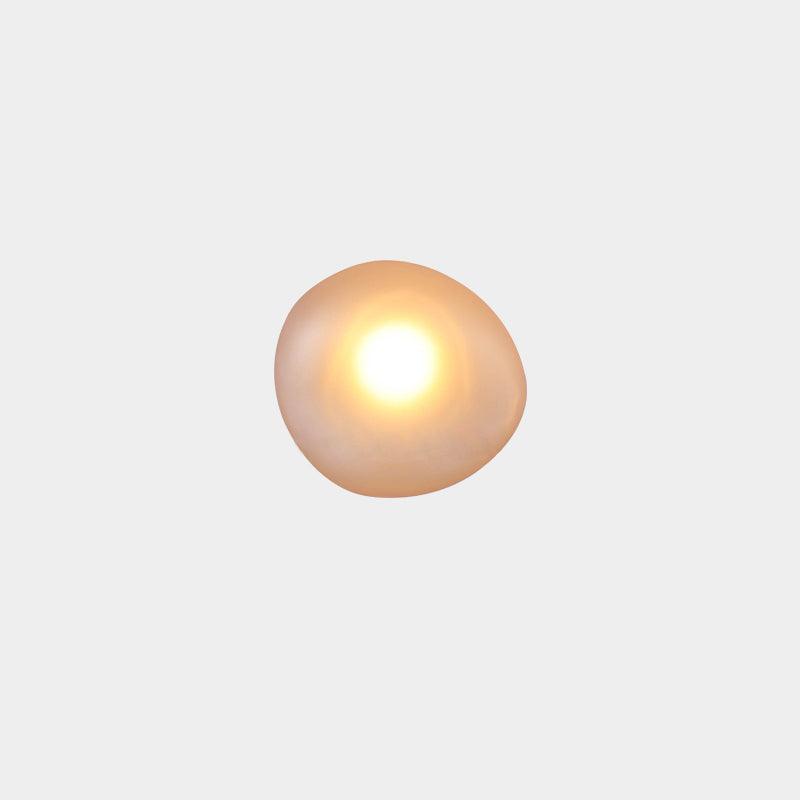 Bubble Glass Dimmable Wall Sconce Metal Finish Indoor Light 17