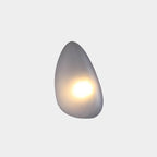 Bubble Glass Dimmable Wall Sconce Metal Finish Indoor Light 18
