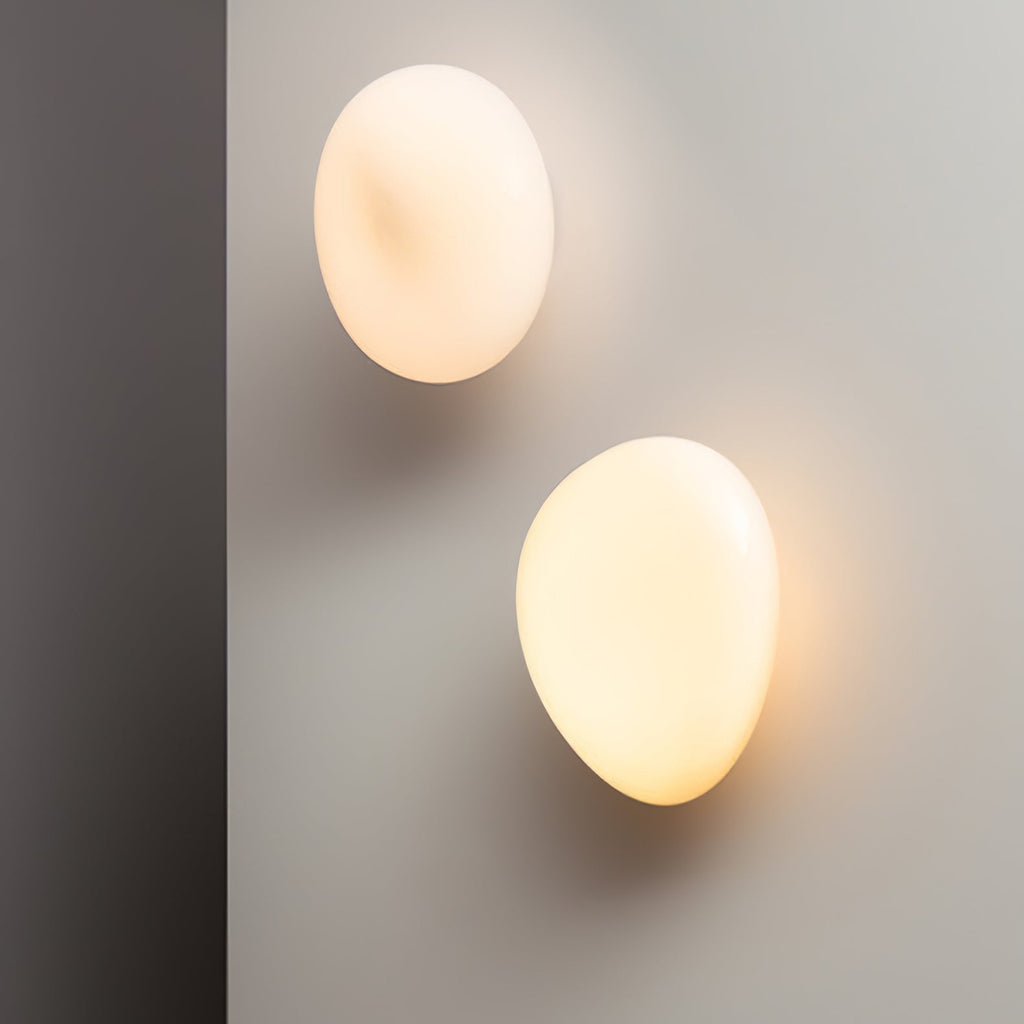 Bubble Glass Dimmable Wall Sconce Metal Finish Indoor Light 3