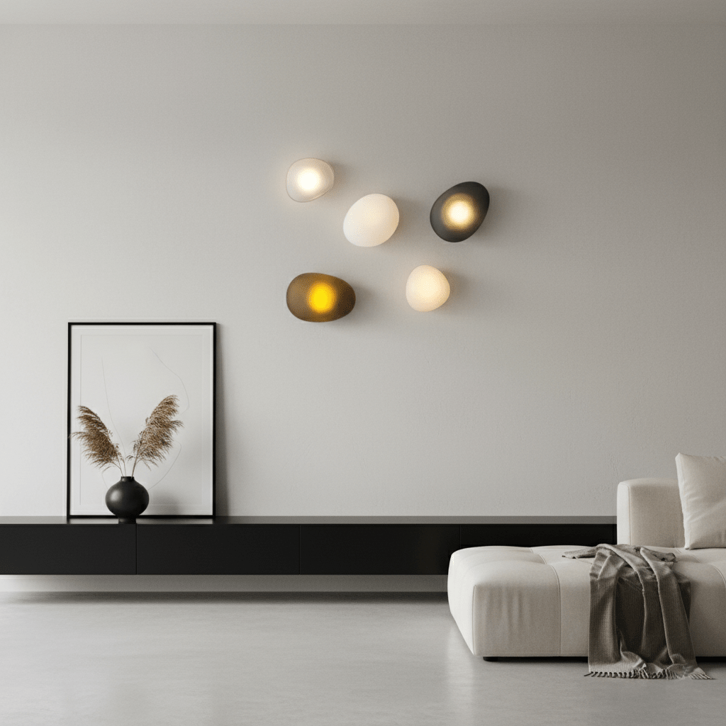 Bubble Glass Dimmable Wall Sconce Metal Finish Indoor Light 6