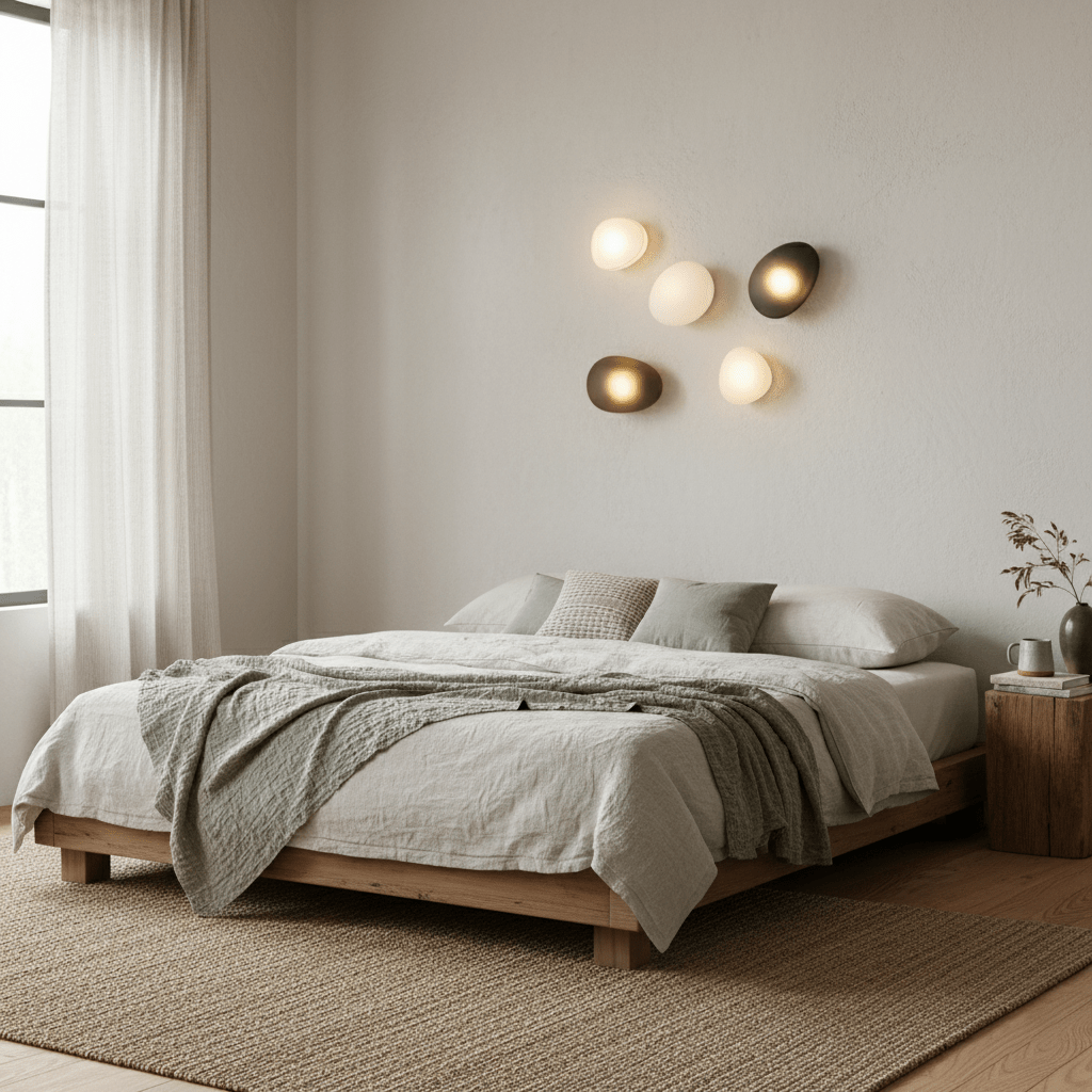 Bubble Glass Dimmable Wall Sconce Metal Finish Indoor Light 8