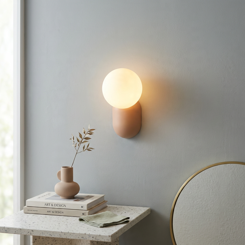 Cantilever Wall Light – Spherical Design for Bathroom or Outdoor Use 995