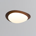 Ceiling Light Walnut Wood LED Dimmable Flush Mount — Warm White Dia 38cm - Home Decor - Stack & Clear 9
