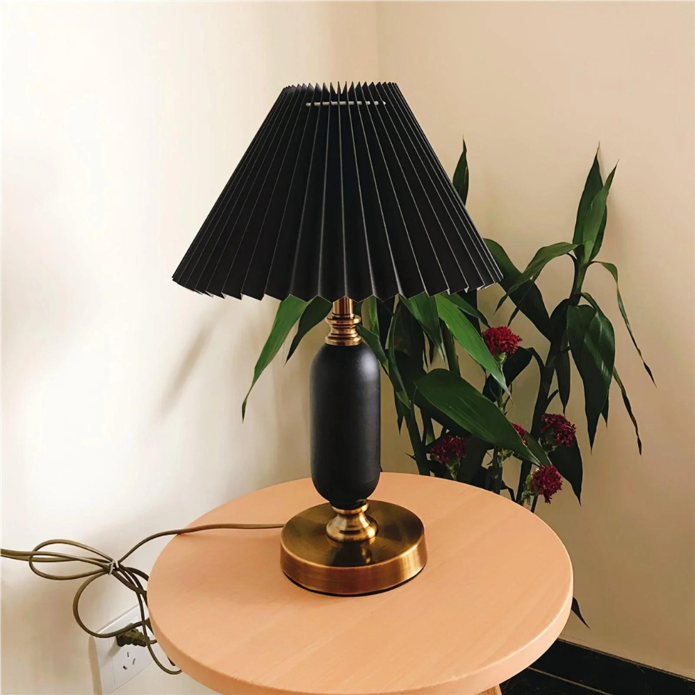Celestial Reflection Table Lamp – Vintage-Inspired Bedside Lamp with Soft Ambient Lighting for Home Decor 1