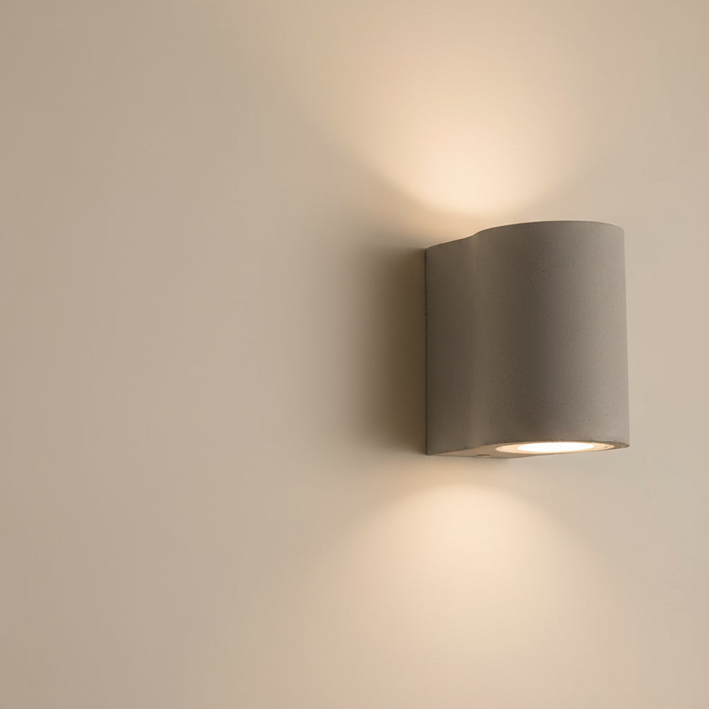 Cement Outdoor Wall Lamp – Waterproof Minimalist Sconce for Exterior Lighting 5