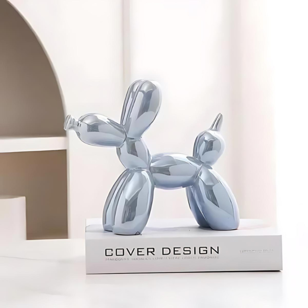 Ceramic Balloon Dog Statue – Unique Modern Home Décor for Living Room, Bedroom, Office – Colorful Playful Design 3