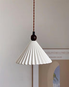 Ceramic Pendant Light with Wooden Accent for Kitchen Island – Modern Hanging Light 4