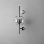 Chic Adjustable Glass Wall Light In Copper Finish 23