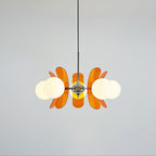 Chic Pendant Light Iron Glass Elegant Adjustable Height 13