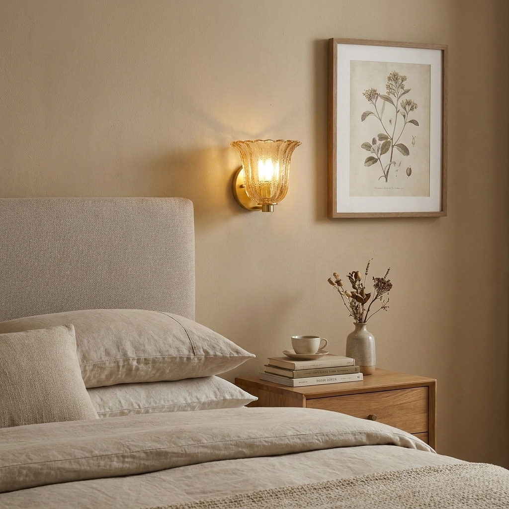 Clear Fluted Glass Wall Sconce Ribbed Cylinder Shade Metal Accent Modern Hallway Living Room Home Decor - Stack & Clear 2