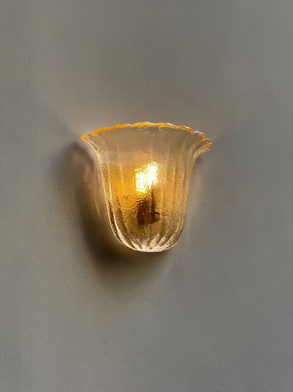 Clear Fluted Glass Wall Sconce Ribbed Cylinder Shade Metal Accent Modern Hallway Living Room Home Decor - Stack & Clear 4