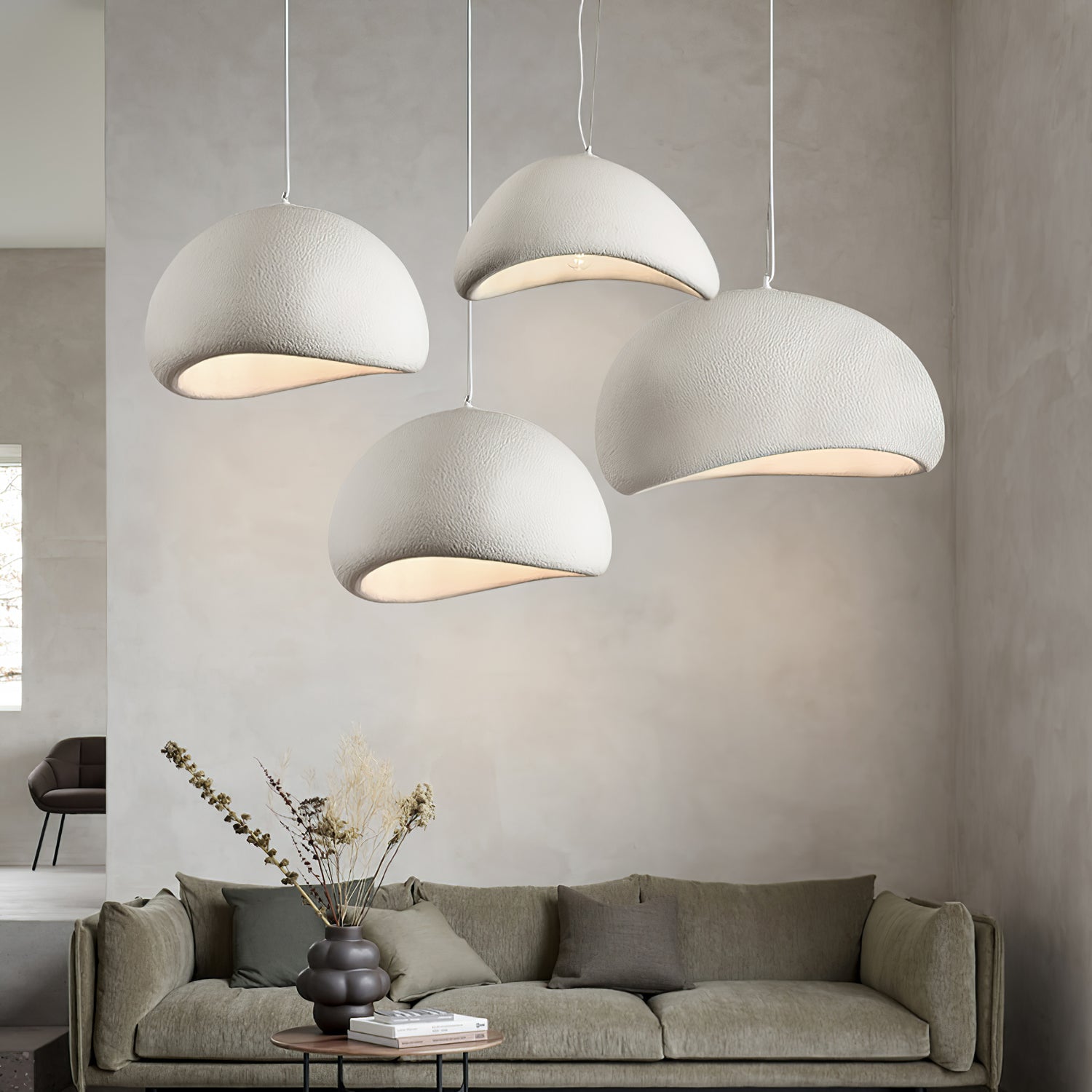 Cloud Pendant Light - Customizable Size and Color Options for Unique Interiors 2