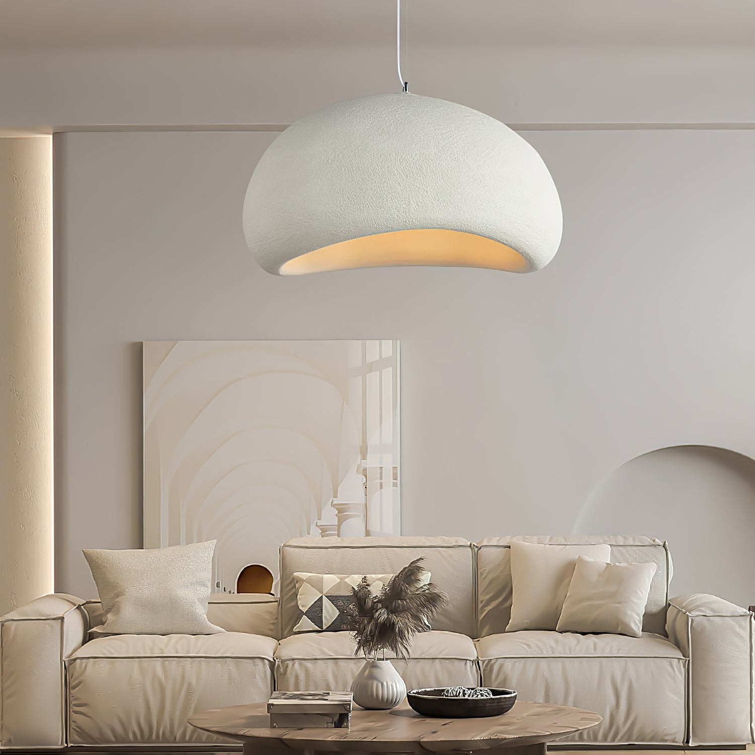 Cloud Pendant Light - Customizable Size and Color Options for Unique Interiors 8