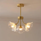 Coastal Chandelier Light Brass Finish Elegant Modern Design 0
