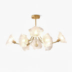 Coastal Chandelier Light Brass Finish Elegant Modern Design 1