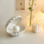 Coastal Elegance Bedside Lamp Ceramic Enamel White 1
