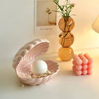 Coastal Elegance Bedside Lamp Ceramic Enamel White 2