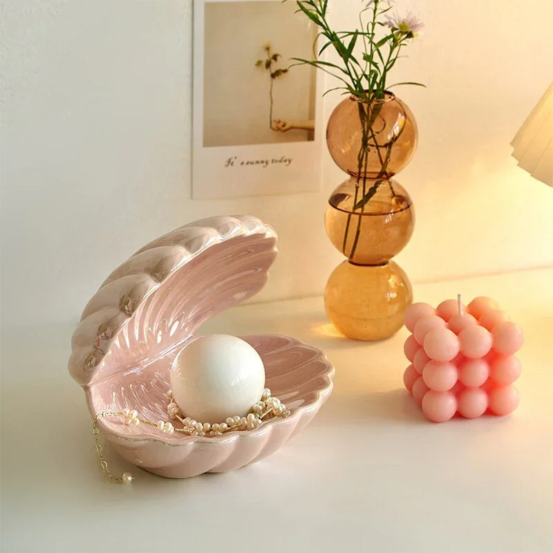 Coastal Elegance Bedside Lamp Ceramic Enamel White 2