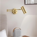 Collapsible Arm Wall Lamp – Scandinavian Minimalist Wall Sconce with Adjustable Lighting 4