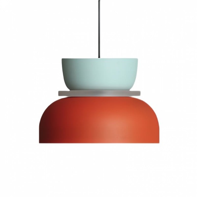 Colorful Bowl Shade Pendant Light – Modern Multi-Color Ceiling Light Fixture for Kitchen and Living Room 0
