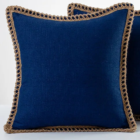 Colorful French Style Decorative Cushion Cover for Sofa, Chair or Bed – Elegant and Washable Pillow Cover 14