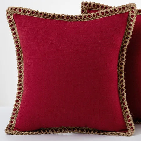 Colorful French Style Decorative Cushion Cover for Sofa, Chair or Bed – Elegant and Washable Pillow Cover 15