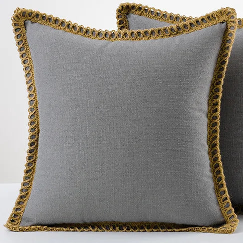 Colorful French Style Decorative Cushion Cover for Sofa, Chair or Bed – Elegant and Washable Pillow Cover 9