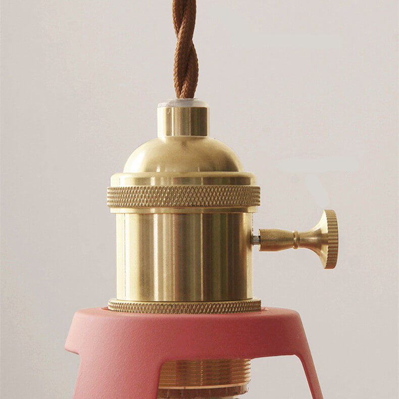 Colorful Industrial Pendant Light – 1-Light Metal Barn Shade for Kitchen and Café, Adjustable Height Hanging Light in Various Colors 8