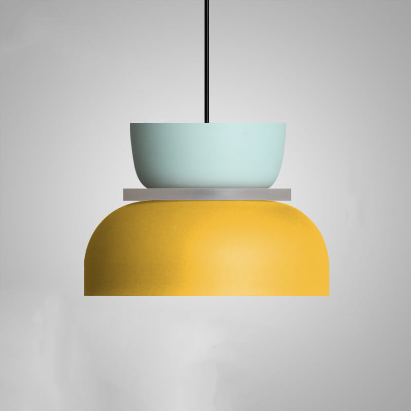 Colorful LED Pendant Light – Modern Macaron Hanging Light for Living Room and Bedroom 16