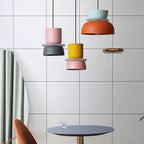 Colorful LED Pendant Light – Modern Macaron Hanging Light for Living Room and Bedroom 7