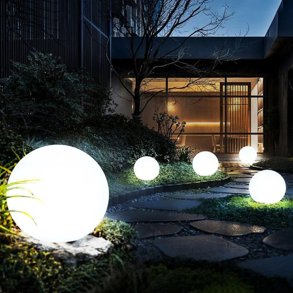 Colorful Solar Garden Lights – Rechargeable LED Outdoor Lights with 16 Color Options, Weather Resistant, Wireless Design 2