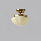 Compact Flush Mount Ceiling Light Matte Gold Chrome Round Bedroom Hallway Home Decor Stack Clear 11