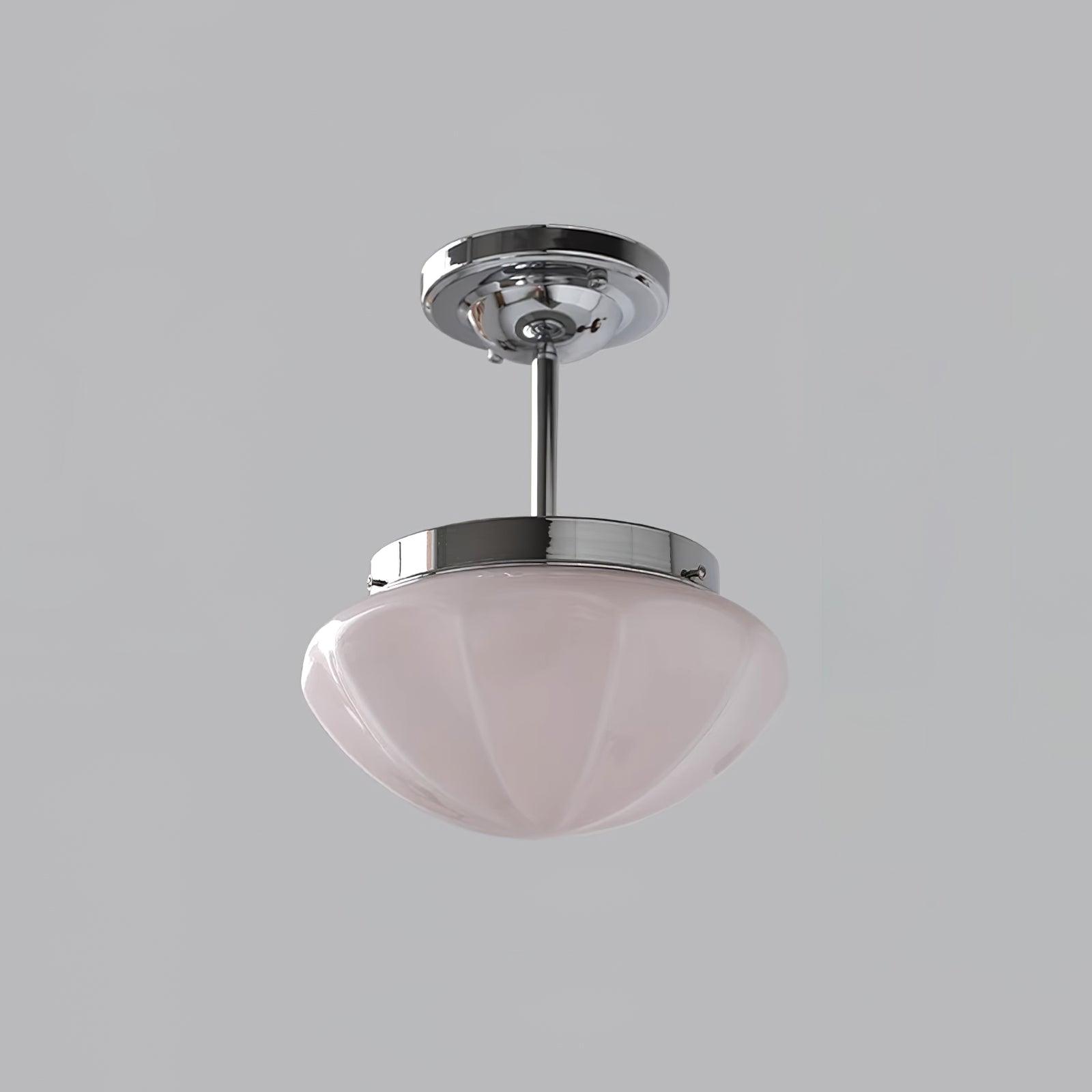 Compact Flush Mount Ceiling Light Matte Gold Chrome Round Bedroom Hallway Home Decor Stack Clear 13