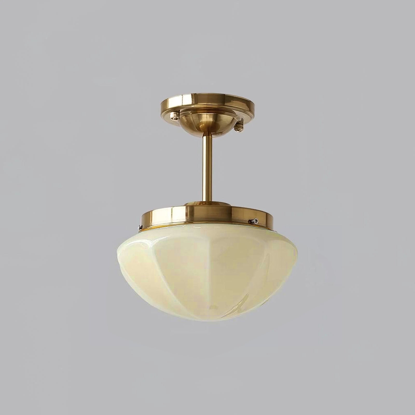 Compact Flush Mount Ceiling Light Matte Gold Chrome Round Bedroom Hallway Home Decor Stack Clear 14