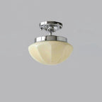 Compact Flush Mount Ceiling Light Matte Gold Chrome Round Bedroom Hallway Home Decor Stack Clear 15