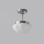 Compact Flush Mount Ceiling Light Matte Gold Chrome Round Bedroom Hallway Home Decor Stack Clear 17