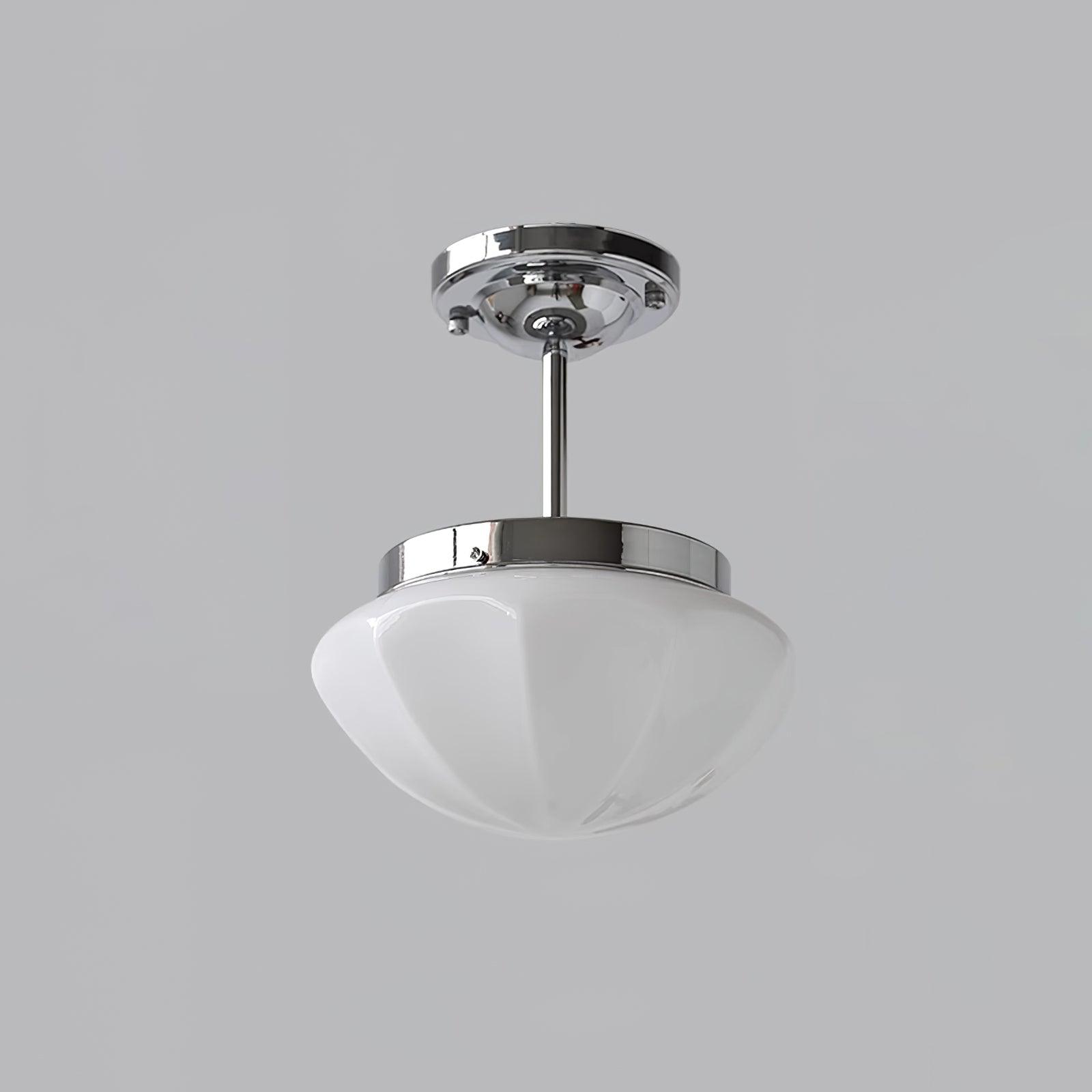 Compact Flush Mount Ceiling Light Matte Gold Chrome Round Bedroom Hallway Home Decor Stack Clear 17