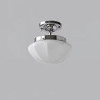 Compact Flush Mount Ceiling Light Matte Gold Chrome Round Bedroom Hallway Home Decor Stack Clear 18